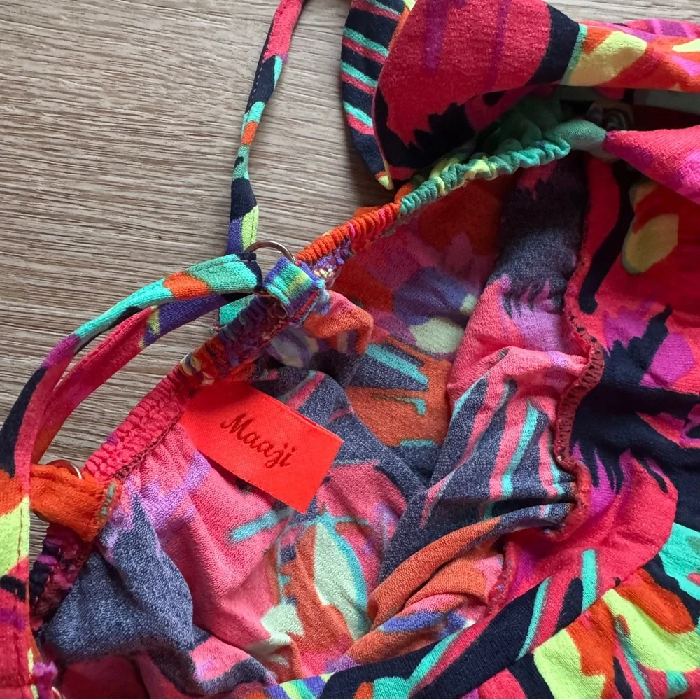 Maaji girls true love conquerer dress tropical floral 10 - Picture 5 of 8